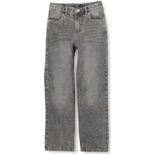 NAME IT Nlmworkgrizza DNM Straight Pant jeansbroek voor jongens, Lichtgrijs denim, 152 cm