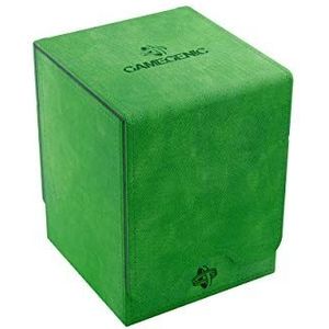 Gamegenic Squire 100-Card Convertible Deck Box, Green