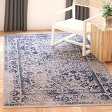Safavieh Adirondack Collection ADR109P tapijt, vintage design, oosters, 122 x 182 cm, grijs/marineblauw