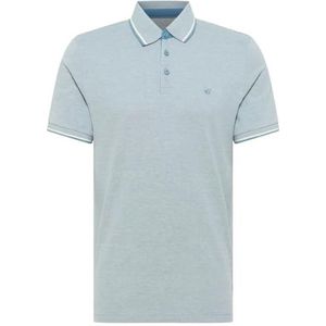 MUSTANG - Palco - T-shirt - Blauw - Korte Mouwen - Casual