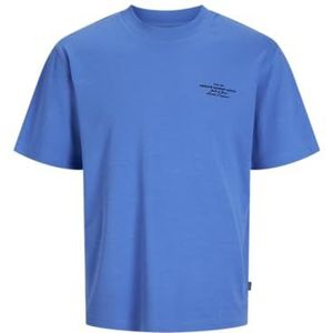 Jack & Jones Jprblachad Branding Ss Crew Neck Tee Sn, Super Sonic, M