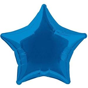 50,8 cm folie Star Helium Ballon koningsblauw