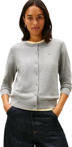 TOMMY HILFIGER Gebreid vest  grijs