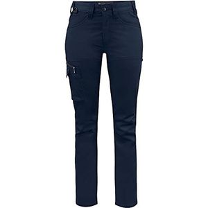 Texstar WP37 dames functionele stretch broek, maat W34/L32, marine