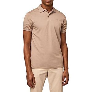 Hackett London Pima Cotton Poloshirt voor heren, taupe, XS