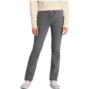 Lee Marion Straight Jeans voor dames, Grijs Lush, 27W / 31L