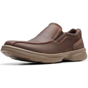 Clarks Bradley Step Loafer voor heren, Bijenwas Leer, 6 UK Wide
