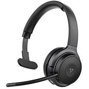 V7 HB605M hoofdtelefoon/headset Draadloos Handheld Kantoor/callcenter USB Type-C Bluetooth Zwart, Grijs