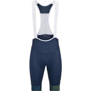 Ziener Heren NEKOS X-Race fietsbroek/racefiets - ademend, sneldrogend, gewatteerd, bretels, blauw (hale navy), maat 50