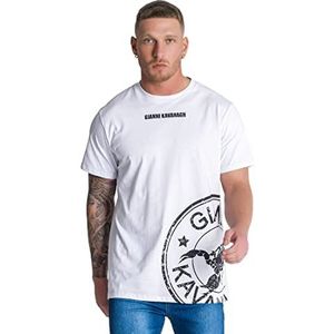Gianni Kavanagh wit, astraal T-shirt, XXL heren, Regulable, XXL