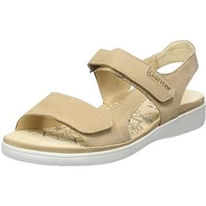 Ganter Dames GINA sandaal, lighttoffee, 42 EU, lighttoffee, 42 EU