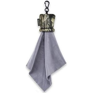 Carson Stuff-It Microfiber Lens Doek Reinigingssysteem voor Brillen, Smartphones, Tablets, Optiek Lenzen, Camera's en Meer, 6.25'' x 6.25"" - Mossy Oak Camouflage (SN-40MO)