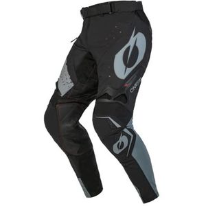 O'NEAL Prodigy Pants Motorcross-broek, MX MTB Mountainbike Motorfiets Enduro | Duurzame materialen, ademende denierstoffen | Prodigy Pants | Volwassenen, zwart/grijs, 30