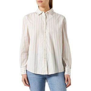 Tommy Hilfiger Casual overhemden voor dames, Wit (Optisch Wit/Sandelhout Stp), 64