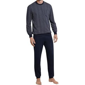 schiesserherenPyjamasetPyjama lang tweedelig, blauw (donkerblauw 803), 26