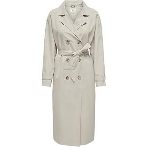 JACQUELINE de YONG Oversized trenchcoat voor dames, Chateau Gray, S