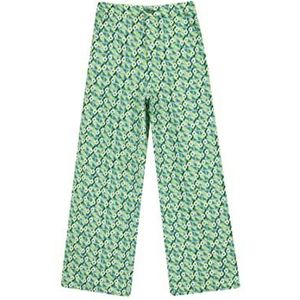 DeFacto Broeken voor meisjes, casual denim broek, broekbroek, jogger, standaard pasvorm broek voor meisjes, Green., 7-8 Jaar