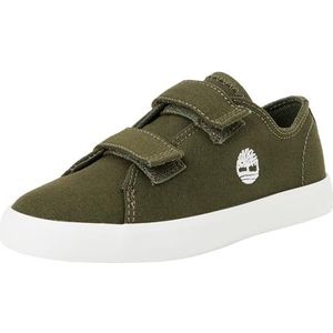 Timberland Newport Bay Hook & Loop (Toddler) basketbal, DK GRN CNVS, M, Dk Grn Cnvs, Medium