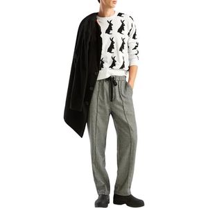 United Colors of Benetton broek voor heren, zwart en wit 901, L