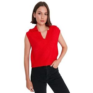 TRENDYOL Dames TWOAW23SV00147/Kırmı Sweater, rood, L, rood, L