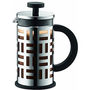 Bodum EILEEN koffiezetapparaat (French Press System, permanent filter van roestvrij staal, 0,35 liters) glanzend