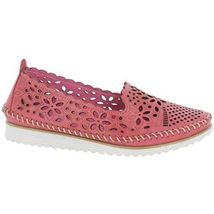 Andrea Conti Ballerina Ballerina's voor dames, koraal, 42 EU, koraalrood, 42 EU