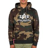 Alpha Industries - Camo Basic Hoody - Wdl Camo - Heren
