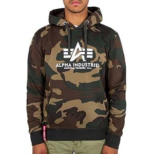 Alpha Industries - Camo Basic Hoody - Wdl Camo - Heren