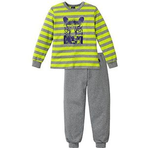 Schiesser KN pyjama lange pyjama voor kinderen en jongens - geel - 2 anni (92 cm)