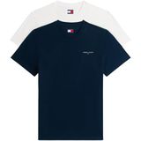 Tommy Jeans Shirt  navy / wit