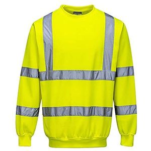 Portwest B303 Hi-Vis Sweatshirt, Normaal, Grootte 2XL, Geel