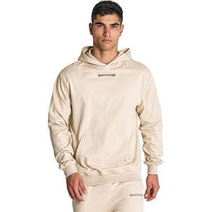 Gianni Kavanagh Beige Essential Micro Hoodie Hooded Sweatshirt voor heren, Beige, L