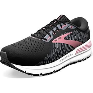 Brooks Addiction GTS 15 Hardloopschoenen voor dames, Zwart Zwart Ebony Mauvewood, 38 EU