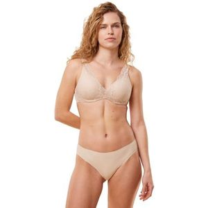 Triumph Dames Body Make-up Illusion Lace Highleg Tai Underwear, nude/beige, 36