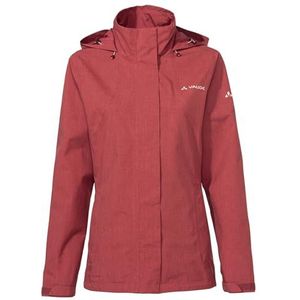VAUDE Rosemoor Jacket II, regenjas voor dames, waterdicht en ademend, functionele 2-laagse outdoorjas, waterkolom 10.000 mm, overgangsjas of fietsjas
