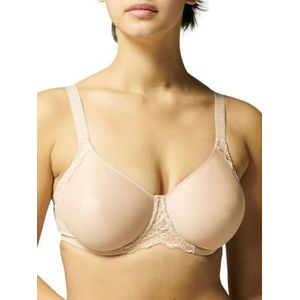 Simone Perele Women's Plus-Size Caresse Minimizer Underwire Bra, 34D, Peau Rose
