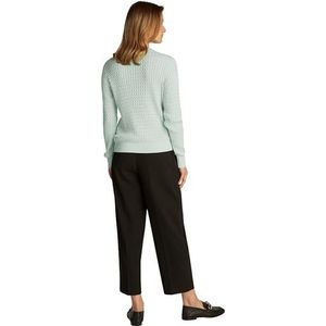 TOMMY HILFIGER Dames CO-kabel C-NK LS Trui WW0WW44993, Groen (Opaal Groen), L