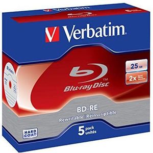 Verbatim 43615 Lees/schrijf blu-ray disc BD-RE 25 GB 5 stuk(s)