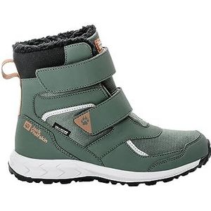 Jack Wolfskin Woodland Wt Texapore High Vc K sneeuwlaarzen voor kinderen, uniseks, groen (slate green), 38 EU