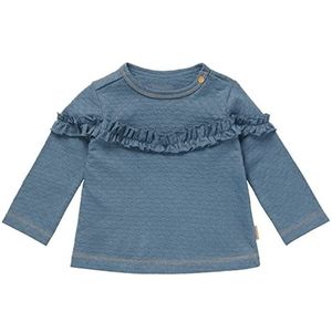 Noppies Baby Baby-meisjes T-shirt met lange mouwen voor meisjes, Chinees blauw-P965, 50