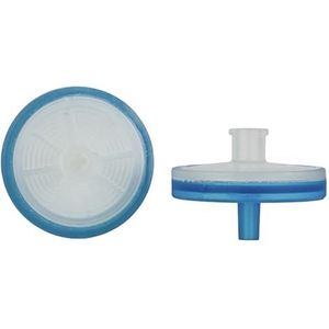 Macherey & Nagel ML-3112 CHROMAFIL geregenereerde cellulose kleurgecodeerd spuitopzetfilter, 0,45 µm poriënbreedte van het membraan, 15 mm filtertype, kleurloos/blauw, 100 stuks