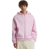 Build Your Brand Fluffy Sweatshirt Met Rits