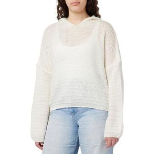 caneva Dames gebreide hoodie 19019433-CA02, wolwit, M/L, wolwit, M/L