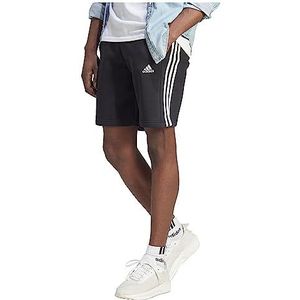 adidas Heren Essentials Fleece 3-Stripes Shorts, black, S