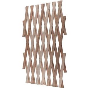 Windhager Houten latwerk, klimhulp, hekwerk, houten hek, plantenrooster opvouwbaar, variabel verstelbaar, 120 x 180 cm, natuur, 05674