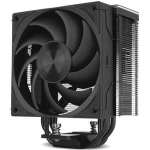 NOX XTREME PRODUCTS HUMMER H-400 CPU Heatsink FBD, compatibel met Intel&AMD, 120mm PWM-ventilator, 4 koperen heatpipes, aluminium koellichaam, kleur zwart