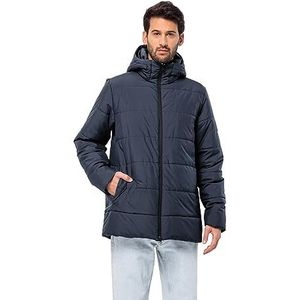 Jack Wolfskin Deutzer Long Jkt M Jas, nachtblauw, XXL heren, NACHT BLAUW, XXL