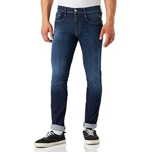 Replay Anbass gerecyclede jeans voor heren, 007, donkerblauw, 29W x 30L