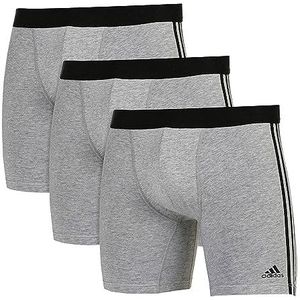 Adidas Sports Underwea Heren Multipack Boxer Brief (3PK) Boxershorts, grijs-melk, M