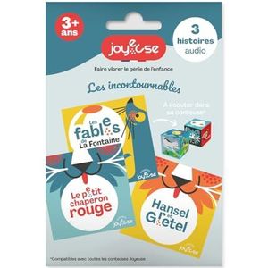 JOYEUSE Onmisbare kaart – inhoud om toe te voegen aan je interactie educatief speelgoed, 3 audioritten, vanaf 3 jaar, tas, willekeurig